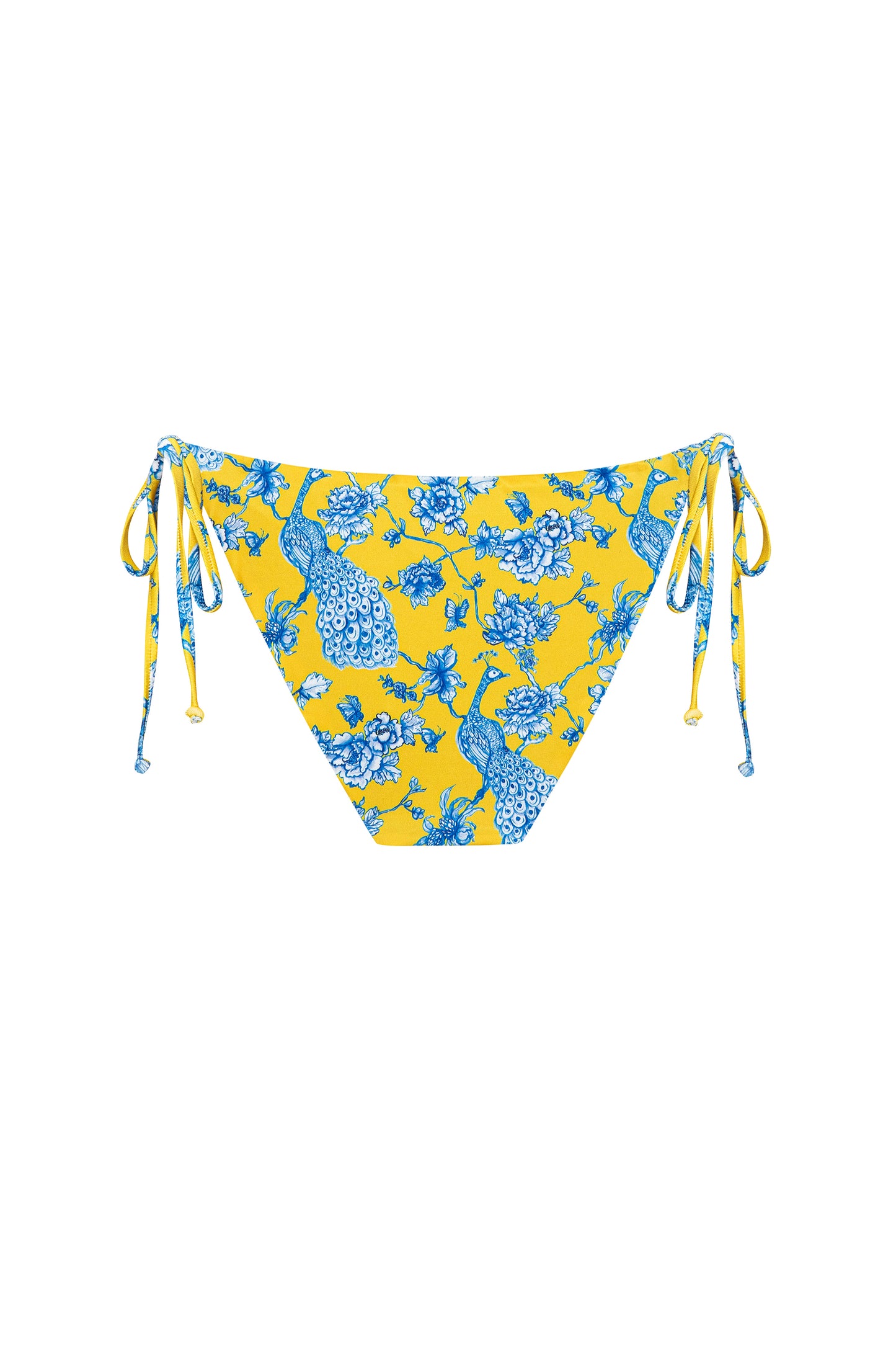 Yellow Cress Chinoiserie Triangle Bottom