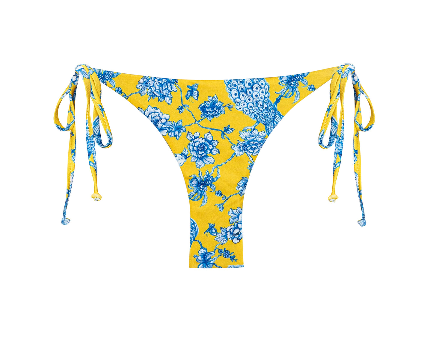 Yellow Cress Chinoiserie Triangle Bottom